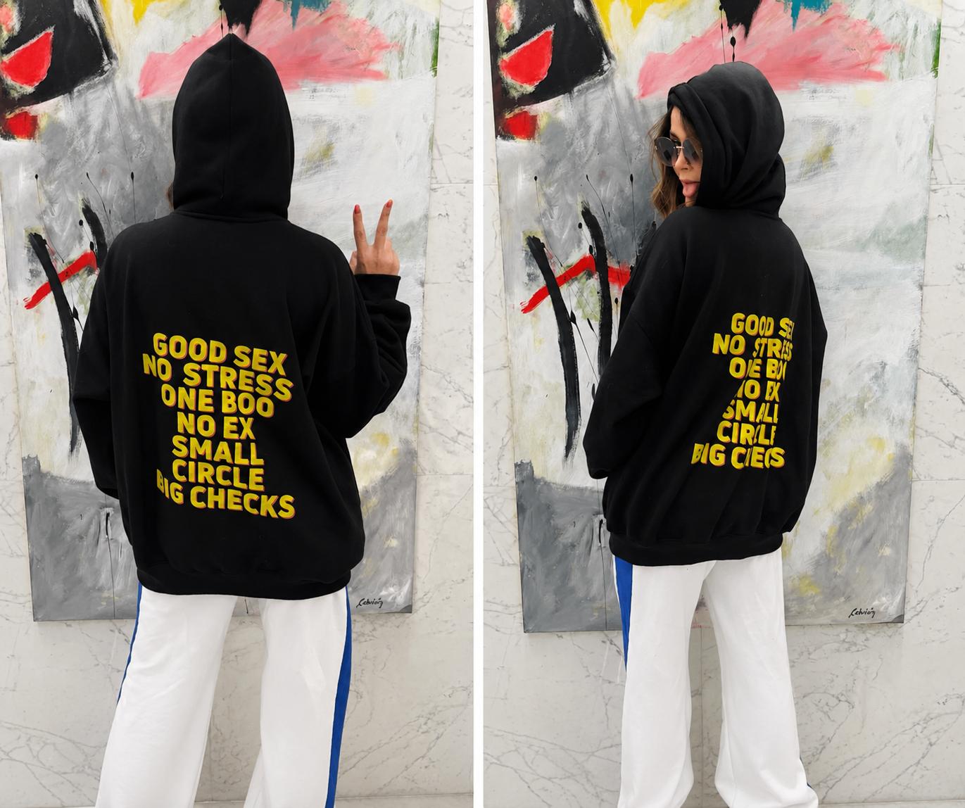 Good Sex No Stress — vista trasera